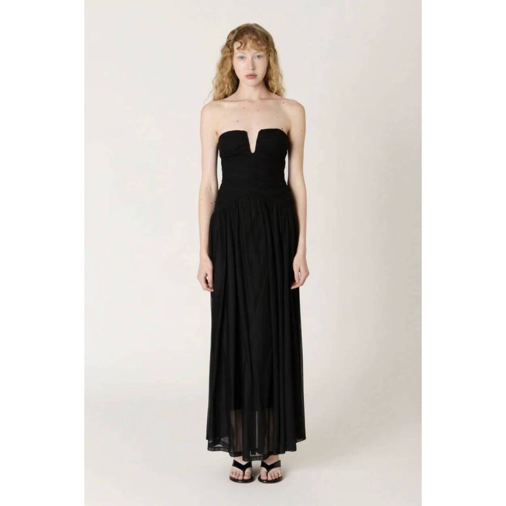 NEW NIA beverly maxi dress in black